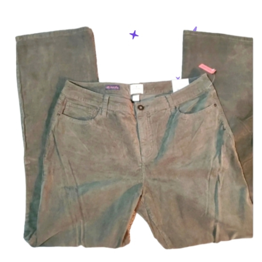 New Vintage St Johns Bay Olive Green Cords 16